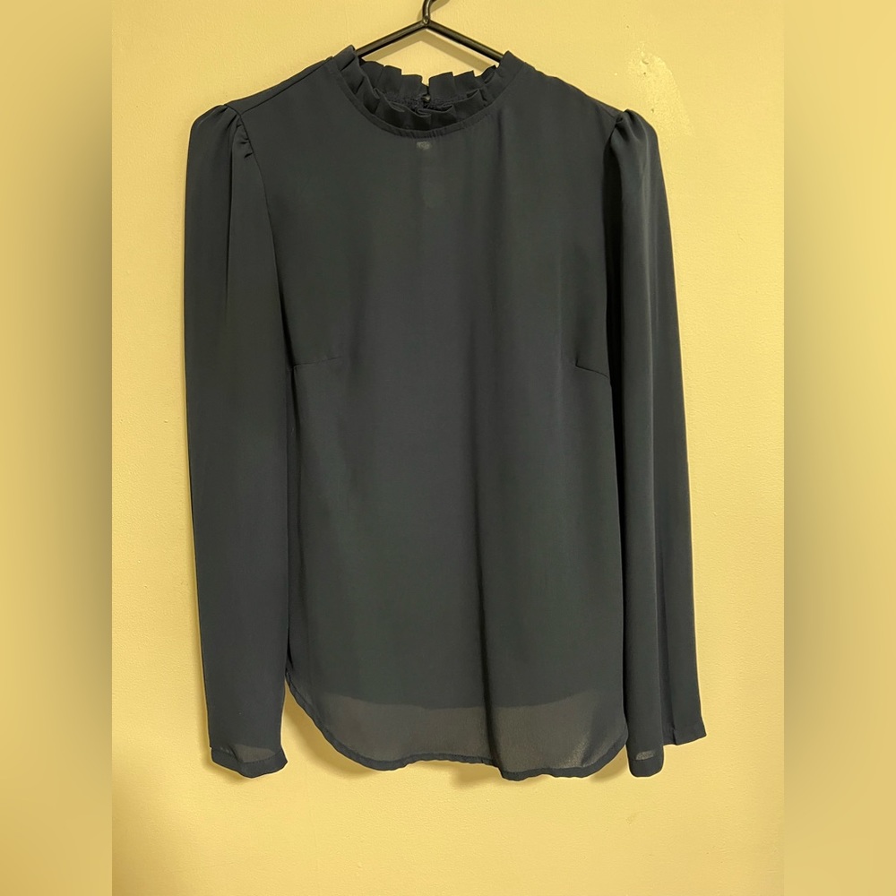 Navy blue blouse